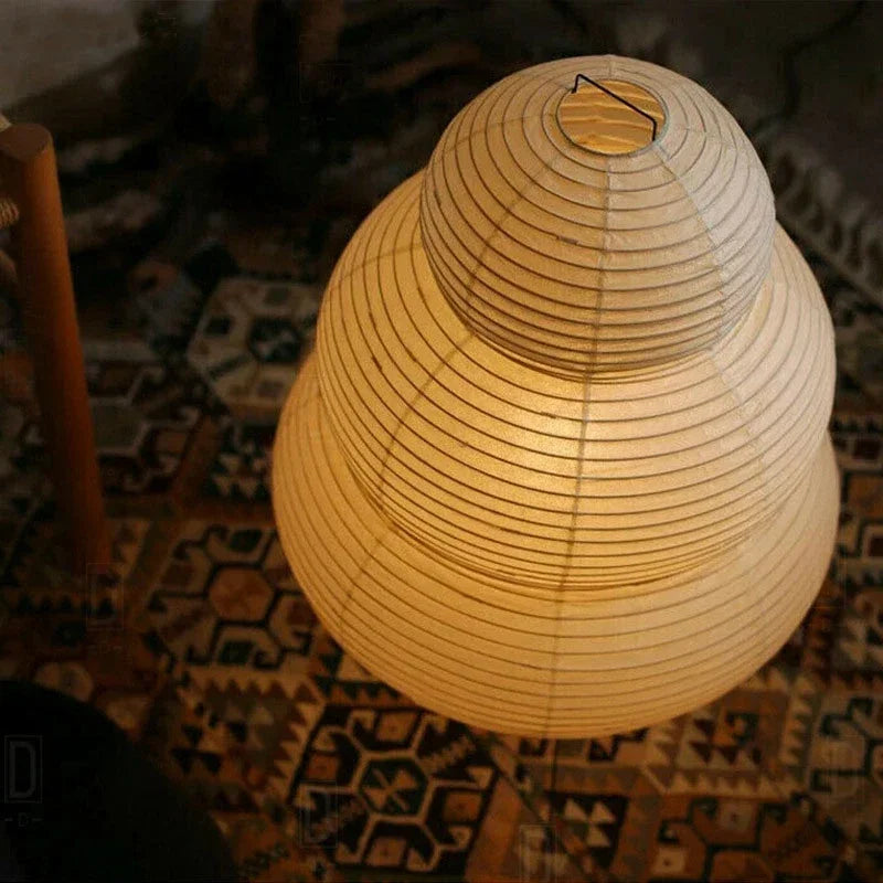 Japanese Design  Table Lamp White Rice Paper Decorative Desk Lights for Bedroom Living/Dining Room Study Loft