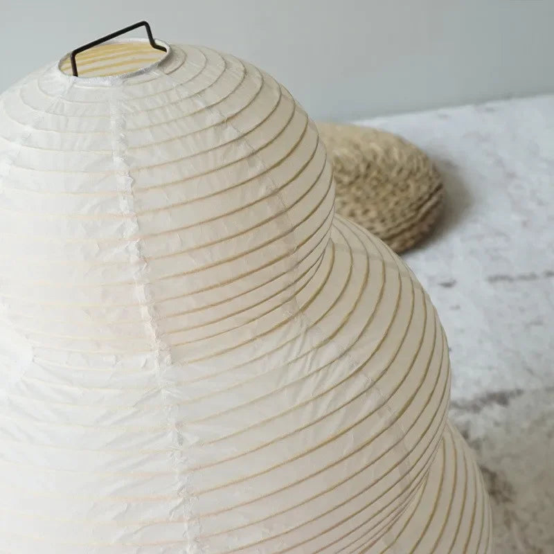 Japanese Design  Table Lamp White Rice Paper Decorative Desk Lights for Bedroom Living/Dining Room Study Loft